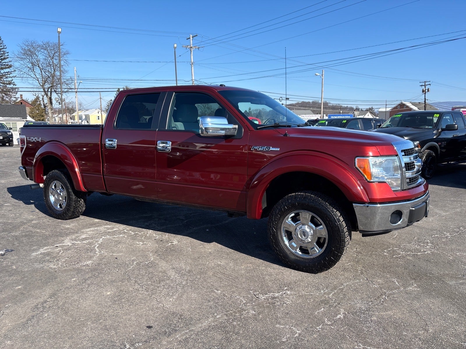 2014 Ford F-150 XLT in Sunset Metallic (D7) — front three-quarter view